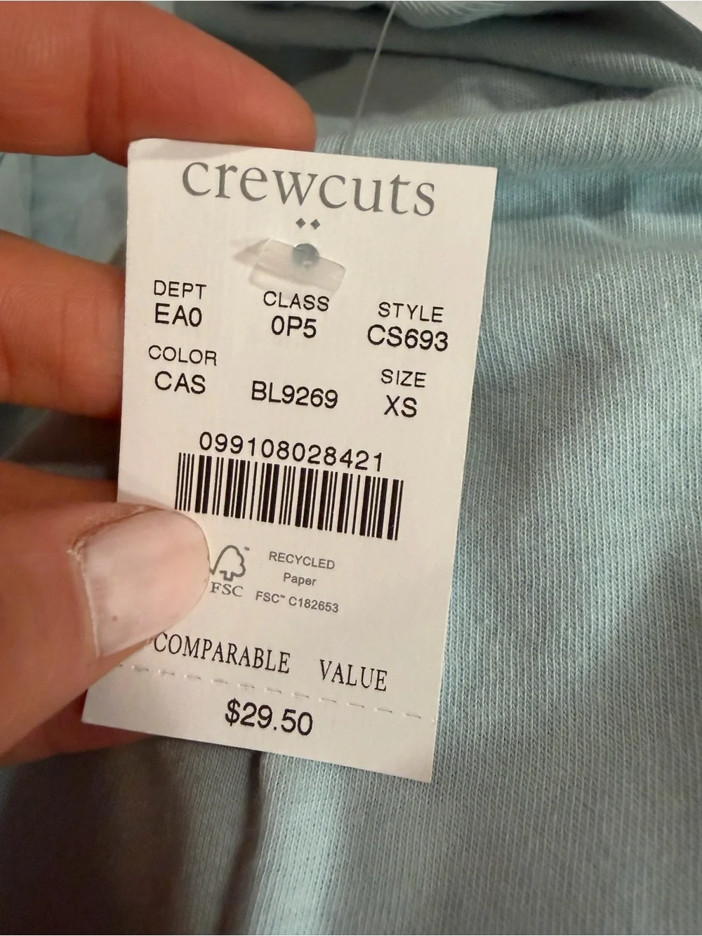J crew cascade Boys' jersey pocket tee